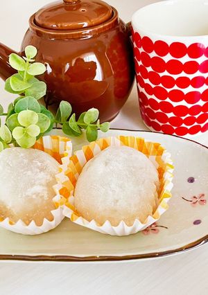 甘さ控えめ★生地まで美味しい芋あん大福-レシピのメイン写真