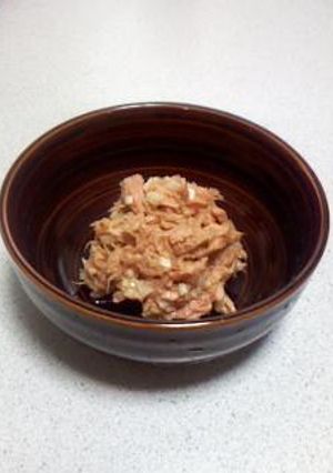 ご飯が進む!シーチキンと白ネギの和えもの-レシピのメイン写真