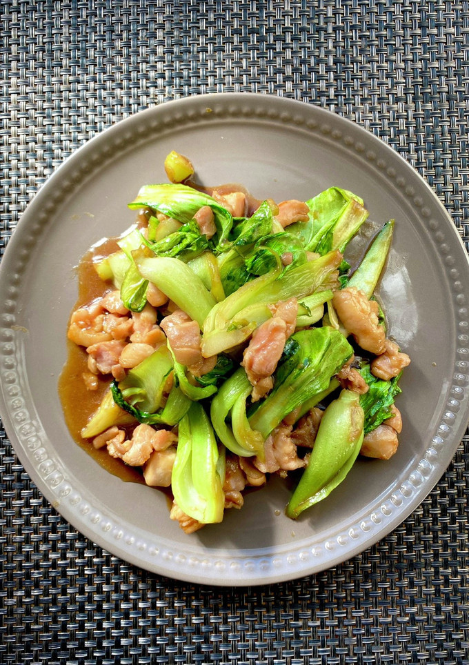 鶏と青梗菜のオイスター炒め　ご飯にはこれ-レシピのメイン写真
