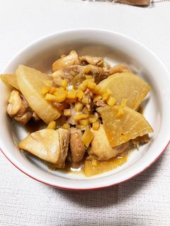 鍋に入れて煮るだけ!大根と鶏肉の照り煮-レシピのメイン写真