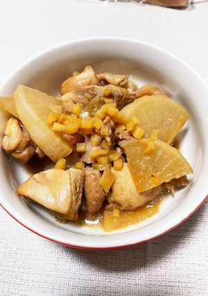 鍋に入れて煮るだけ！大根と鶏肉の照り煮-レシピのメイン写真