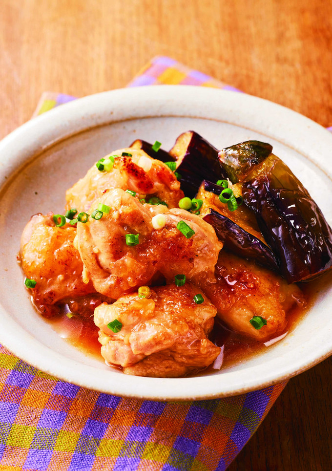 揚げなすと鶏ももの揚げびたし-レシピのメイン写真