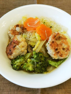 鶏つくねの春雨スープ煮-レシピのメイン写真