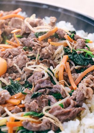 ホットプレート de 石焼風ビビンバ-レシピのメイン写真