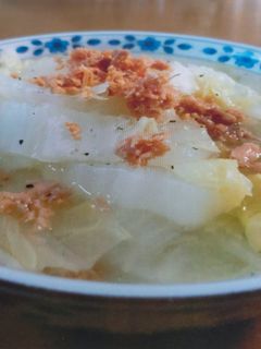 あこちゃんちの白菜のくたくたスープ -レシピのメイン写真