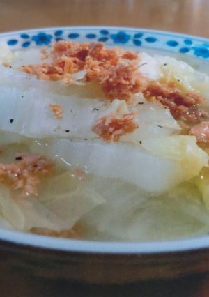 あこちゃんちの白菜のくたくたスープ　-レシピのメイン写真