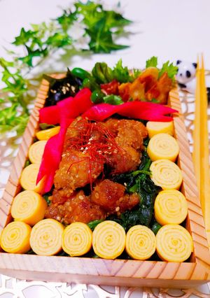 女子学生のお弁当(2024.1.29)-レシピのメイン写真