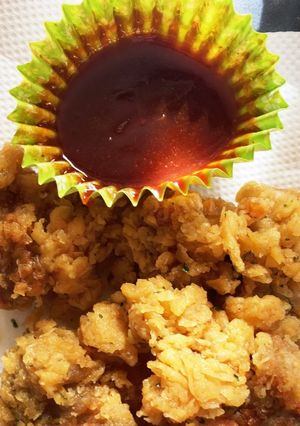 適当簡単チキンのヤンニョム風ソース-レシピのメイン写真