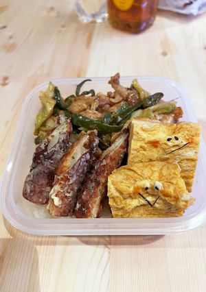 甜麺醤☆豚肉とピーマンの甘口炒め弁当-レシピのメイン写真