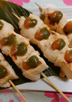 ♡フワフワなササミの串焼き♡-レシピのメイン写真