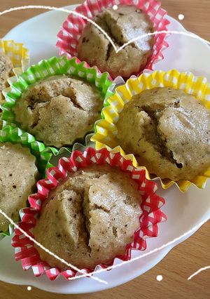 幸せ気分♪むくな豆茶の米粉蒸しパン-レシピのメイン写真