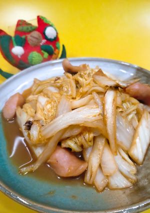 白菜のケチャップ炒め　-レシピのメイン写真