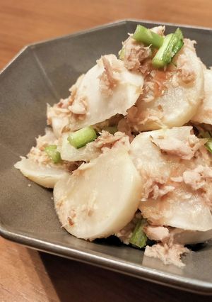 焼きカブとツナのサラダ QC-レシピのメイン写真