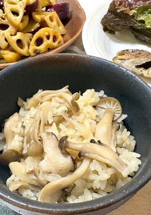 きのこの旨みたっぷりきのこご飯・炊き込みご飯-レシピのメイン写真