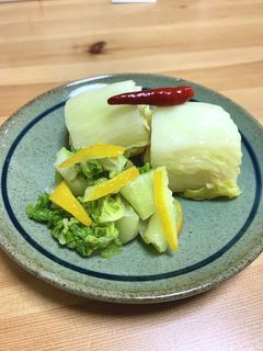 柚子入り 白菜の漬物-レシピのメイン写真