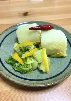 柚子入り　白菜の漬物-レシピのメイン写真