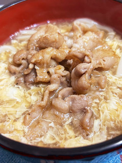 肉のせあんかけ玉子うどん-レシピのメイン写真