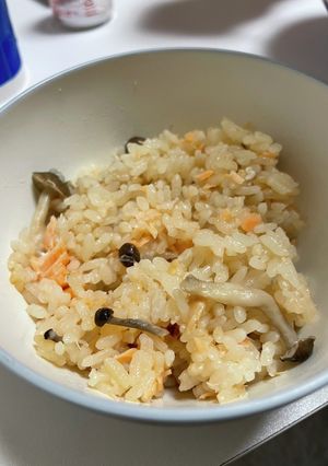 鮭とキノコの炊き込みご飯-レシピのメイン写真