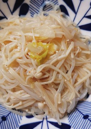 腸内リセット！エノキと糸こん炒め♡-レシピのメイン写真