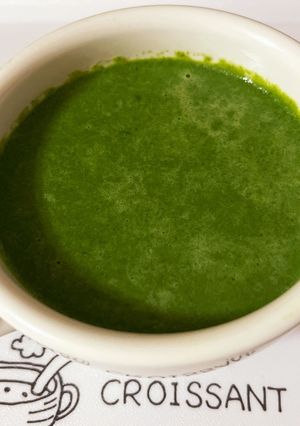 ほうれん草の豆乳スープ-レシピのメイン写真