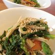 季節の青菜のごま生姜ナムル