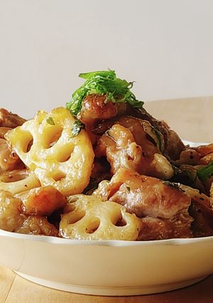 喉に!カリカリ炙り鶏レンコン★簡単お弁当-レシピのメイン写真