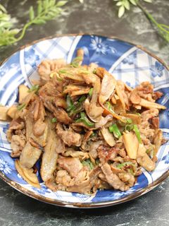 簡単!牛バラごぼう炒め-レシピのメイン写真