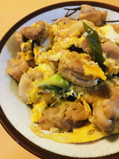 鶏もも肉+長ネギ&シメジの親子丼-レシピのメイン写真