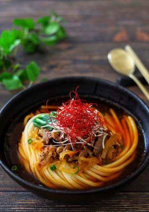 牛肉と大根の韓国風うどん-レシピのメイン写真