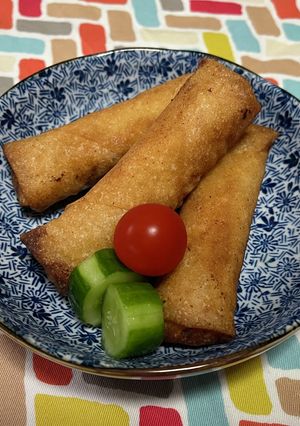 超簡単☆鶏ひき生姜春巻き♪♪-レシピのメイン写真