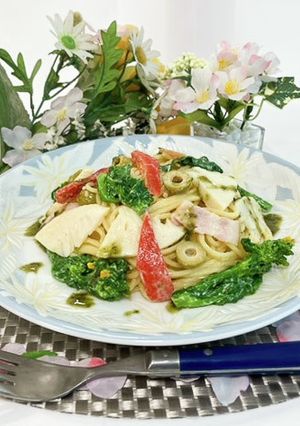 春彩野菜のアイオリスパゲティー-レシピのメイン写真