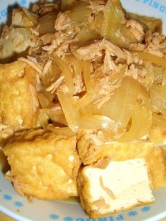 簡単♪厚揚げとツナの煮物-レシピのメイン写真