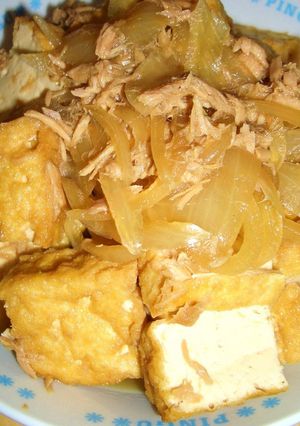 簡単♪厚揚げとツナの煮物-レシピのメイン写真