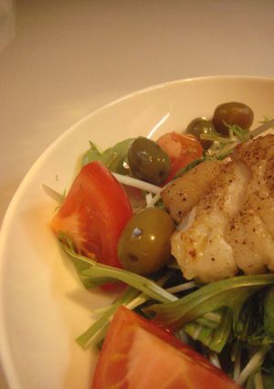 鱈と青菜のごちそうサラダ-レシピのメイン写真