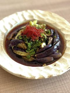 レンジで簡単 ニラだれナス-レシピのメイン写真