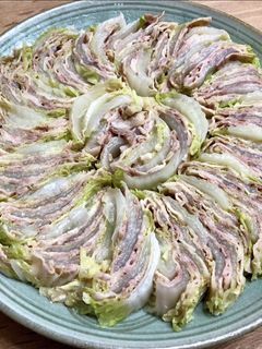 レンジで簡単♪白菜と豚バラの重ね蒸し-レシピのメイン写真