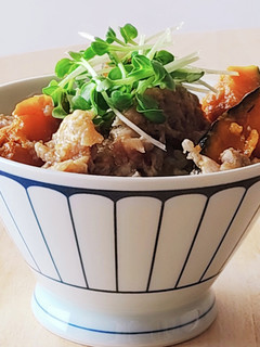 カボチャそぼろあんかけ丼★ランチ★受験生-レシピのメイン写真