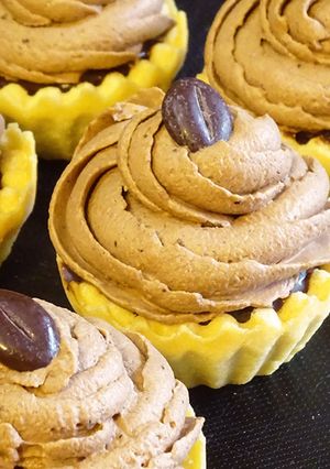 チョコレートとコーヒークリームのタルト-レシピのメイン写真