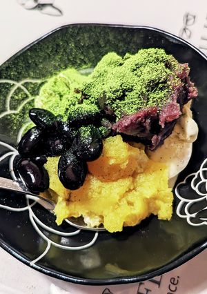 残ったお節で！　お節パフェ-レシピのメイン写真