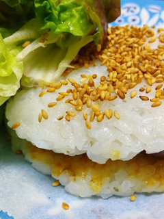 肉団子で照り焼きライスバーガー-レシピのメイン写真
