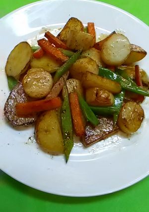ホタテとじゃが芋のバター炒め-レシピのメイン写真