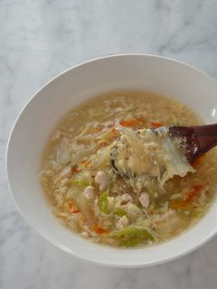 糸寒天で春雨スープ風-レシピのメイン写真