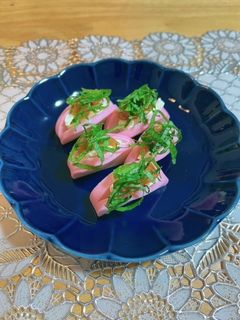 かまぼこの梅クリームチーズ添え-レシピのメイン写真