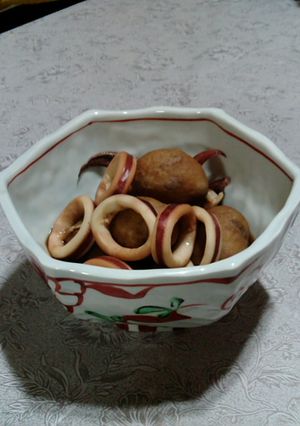 里芋とイカの煮付け(略式)-レシピのメイン写真