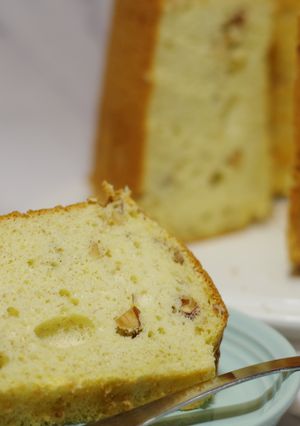 バナナナッツシフォンケーキ-レシピのメイン写真