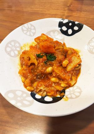 スパイスミートボールのトマト煮込み-レシピのメイン写真