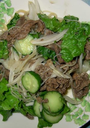 ノンオイル☆タイ風牛肉のナンプラーサラダ-レシピのメイン写真
