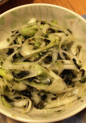 簡単副菜 長ネギの韓国のり和え-レシピのメイン写真