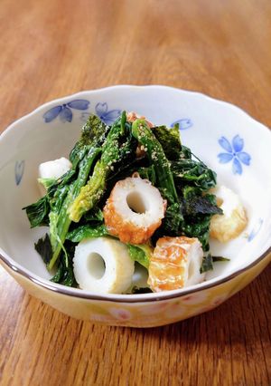 ほうれん草ちくわの白だしマヨ和え-レシピのメイン写真