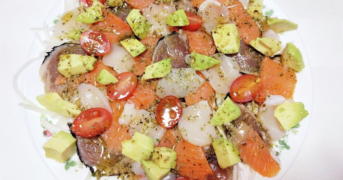 華やかカルパッチョ by リリー♡ 【クックパッド】 簡単おいしい